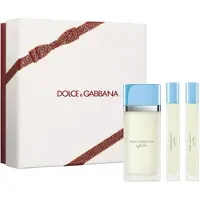 Dolce&Gabbana Xmas Light Blue Edt 50 Ml + Edt 10 Ml + Edt 10 Ml-gift Set Eau De Parfum Clair Femme
