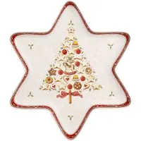 Sans marque Bol de fête de Noël Winter Bakery Delight 37 cm