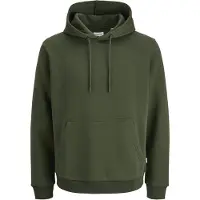 Jack & Jones Bradley Plus Size Hoodie Noir 6XL Homme
