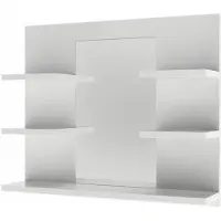 Vicco Armoire de toilette Wilbur Blanc 58.8x50cm avec des étagères, Model 56239