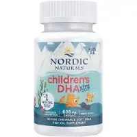 Nordic Naturals , DHA Xtra pour Enfants, 3-6 Ans, Baies, 636 mg, 90 Mini Gélules Molles