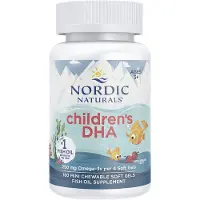 Nordic Naturals DHA pour enfants, 250mg d'Oméga-3 à la fraise - 180 mini gélules souples