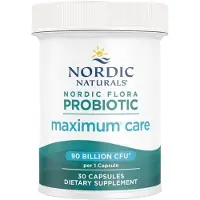 Nordic Naturals , Probiotique Nordic Flora, Soin Maximum, 90 Milliards d'UFC, 30 Gélules