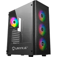 UNYKAch Mir100 Pc Tower Case Noir