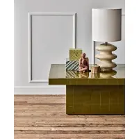 House Doctor Table basse en brique verte