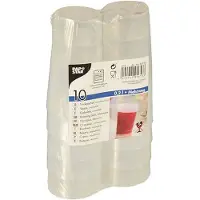 Papstar 10 gobelets réutilisables 0,2 l