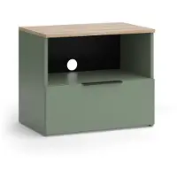 Vicco Meuble TV Wido Vert 60x50cm avec tiroir, Model 56612