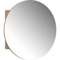 Vicco Armoire de toilette Loki Chêne de force doré 50x50cm avec 2 compartiments, Model 56220