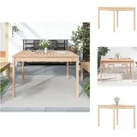 vidaXL Table de jardin 121x82,5x76 cm Pin massif - Tables de jardin