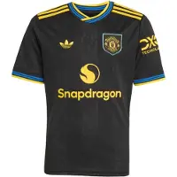 Adidas Manchester United 25/26 Third Jersey Enfant - Jerseys/Réplicas, Noir - Taille 135 - 140 CM - Maille/synthétique