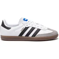 Adidas Baskets basses 'Samba' gris / noir / blanc