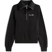 Tommy Hilfiger Sweat-shirt 'Classic' noir / blanc