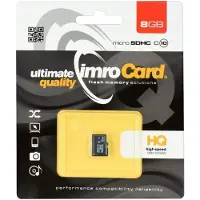 IMRO CARTE MEMOIRE microSD 8GB sans adaptateur SD classe 10 UHS