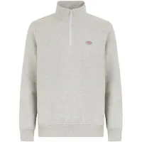 Dickies Oakport Half Zip Sweatshirt Gris L Homme