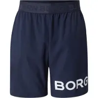 Björn Borg Pantalon de sport bleu foncé / blanc