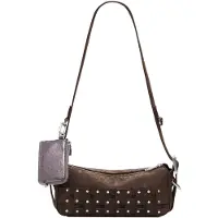 Desigual Sac à bandoulière marron / argent