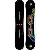 Burton - Snowboard all mountain - Cultivator Chain Link 2026 en Bois - Taille 160 cm - Noir