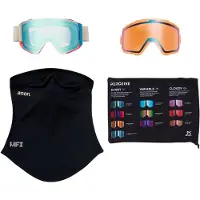 Anon Sync+lens+mfi Face Mask Ski Goggles Noir Perceive Variable Blue/CAT2