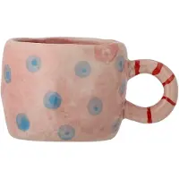 Bloomingville Ensemble de 6 tasses Nini roses et bleues
