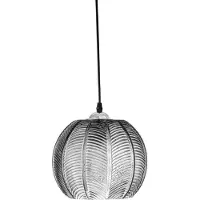Bloomingville | Suspension Adar, gris, verre | D22 x H20 cm | 82068390