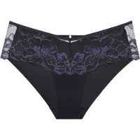 Triumph Slip ' Wild Gardenia Florale ' noir