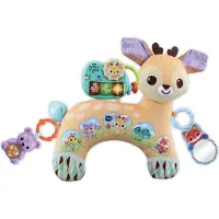 Vtech Baby Tummy Time Knuffelhertje, 0,25 an, sons, fonction parlante, AAA, peluche, multicolore
