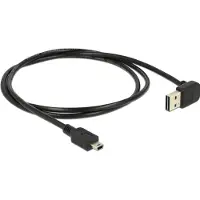 DeLOCK USB 2.0 câble de raccordement [1x USB 2.0 prise mâle A - 1x USB 2.0 prise mâle Mini-B] 2 m noir beidseitig ve