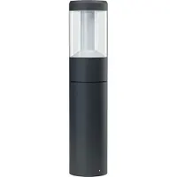 Osram ENDURA Style Lanterne d'extérieur moderne à LED 50cm, borne d'éclairage avec lumière peu éblouissante en aluminium gris foncé, protection IP54, pour l'éclairage des chemins