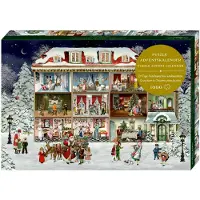 Sonstige Verlage Calendrier de l'avent en puzzle - Notre merveilleuse maison de Noël