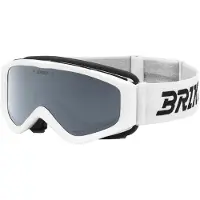 Briko Thunder Junior Ski Goggles Blanc Silver Mirror/CAT2 Enfants