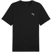 Puma Hommes, T-shirt de sport, Ess – T-Shirt mit kleinem Logo in Schwarz (M), Noir, M