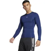 Adidas T-Shirt fonctionnel bleu foncé / gris argenté