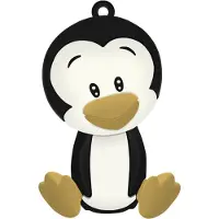Celly PBPENGUIN banque d'alimentation électrique Lithium Polymère (LiPo) 2600 mAh Noir, Blanc, Jaune
