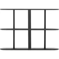 Bloomingville Armoire murale Vicente noire
