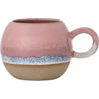 Bloomingville Ensemble de 4 mugs Paula rose/bleu