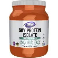 Now Isolat de protéines de soja, non aromatisé - 544g