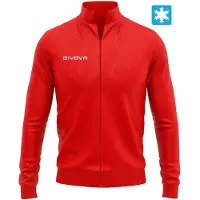 Givova Citta´ Full Zip Sweatshirt Rouge 10-12 Years Enfants