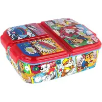 POS Boîte à goûter Paw Patrol Comic en trois parties, Lunch box, Multicolore