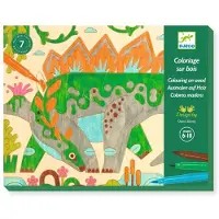 Djeco Atelier de peinture sur bois « Dinosaures »,