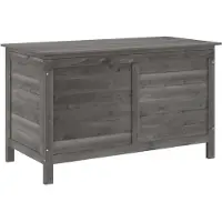vidaXL Coffre de jardin Anthracite 99x49,5x58,5 cm Sapin massif