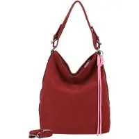Fritzi aus Preußen sac à épaule sac à épaule bandoulière Bitzi01 Suede Jacky Hobo Bag Ruby Red bordeaux