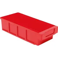 LA-KA-PE Bac d'étagère VKB L300xL152xH83mm rouge Polypropylène