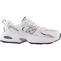 New Balance Chaussures - 530 - Blanc/Dark Arctic Grey - - 39 - Chaussures