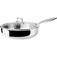 Ibili Natural Triply 24 Cm Frying Pan Argenté