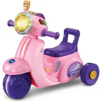 Vtech Baby 2 in 1 Loopscooter Rose, 1 an/an, Sons, Fonction parlante, Piles nécessaires, AA, Plastique
