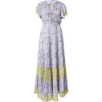 Scotch & Soda Gathered Short Sleeve Long Dress Gris 36 Femme