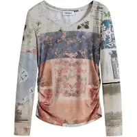 Desigual T-shirt LIMBANI femmes - Multicolore - EU M