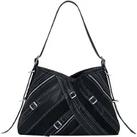 Desigual sac porté épaule pour femme en polyuréthane noir 25WAXP72_NE2000
