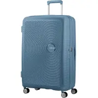 American Tourister Soundobx Spinner 77/28 Tsa 97-110l Trolley Bag Bleu