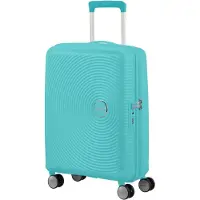 American Tourister trolley Soundbox Spinner 55 / 20 TSA EXP Trolley Poolside Blue turquoise